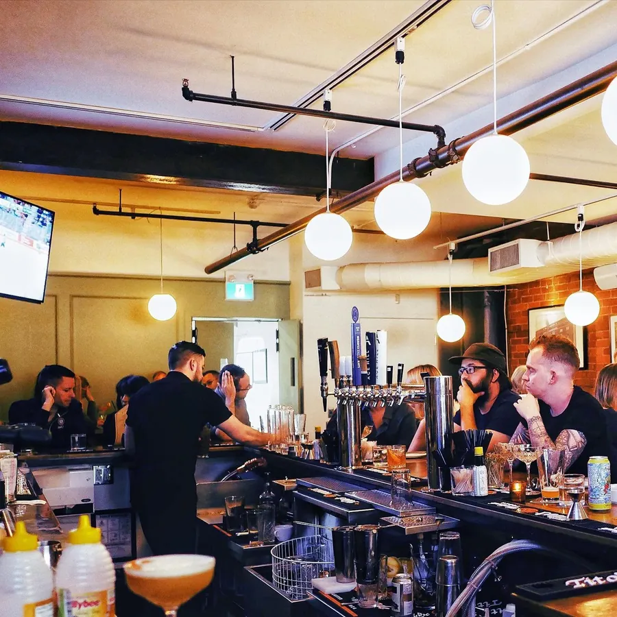 The Sidebar bar on a busy night